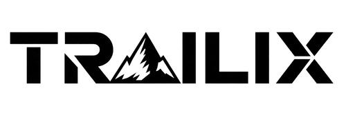 Logo Trailix noir avec montagne